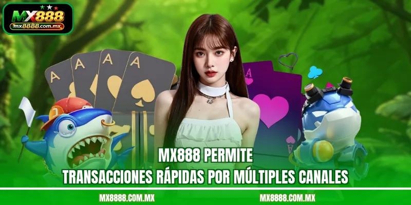MX888 permite transacciones rápidas por múltiples canales