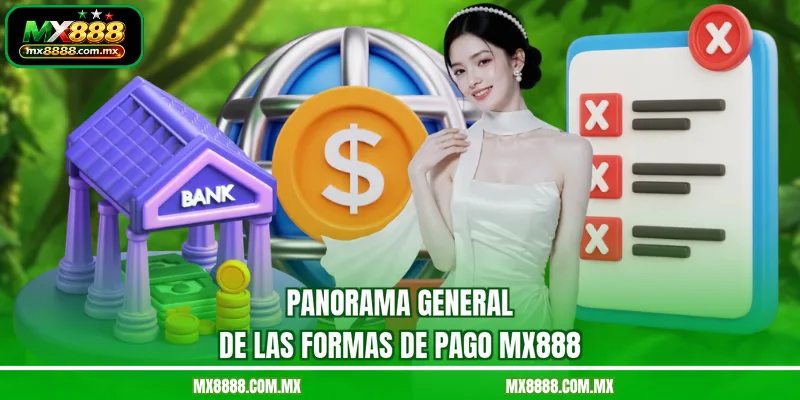 Panorama general de las formas de pago MX888