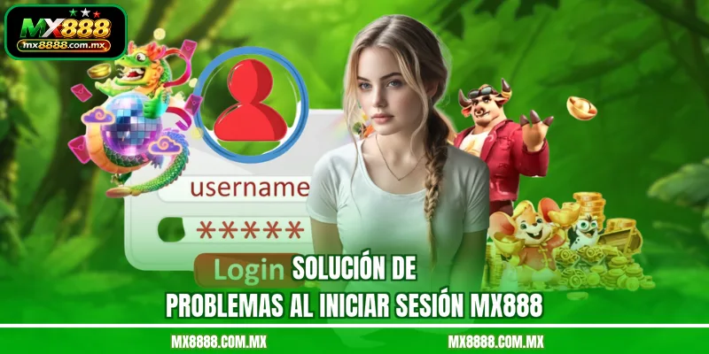 Solución de problemas al iniciar sesión MX888