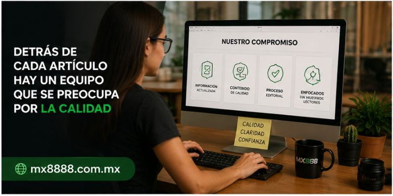 Equipo Editorial desarrollando contenido actualizado para los lectores de MX888