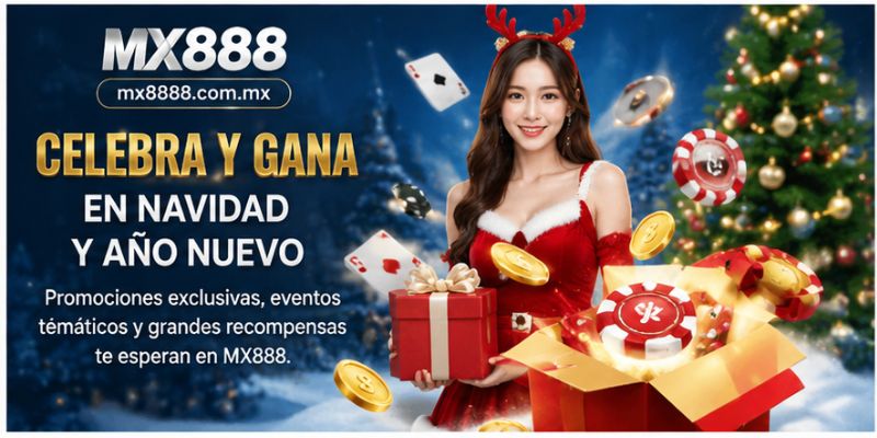 Eventos de Navidad y Año Nuevo disponibles en MX888