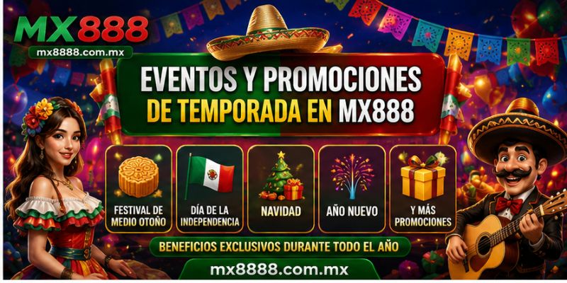 Eventos y promociones MX888 2026