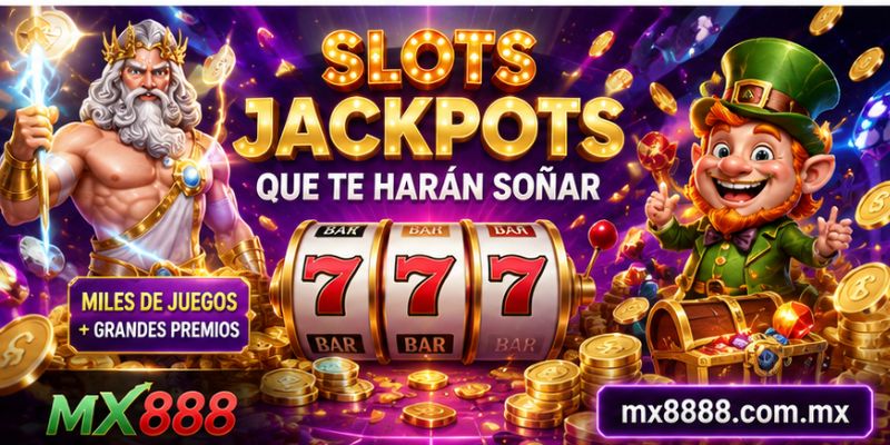 Tragamonedas Jackpot y grandes premios en MX888